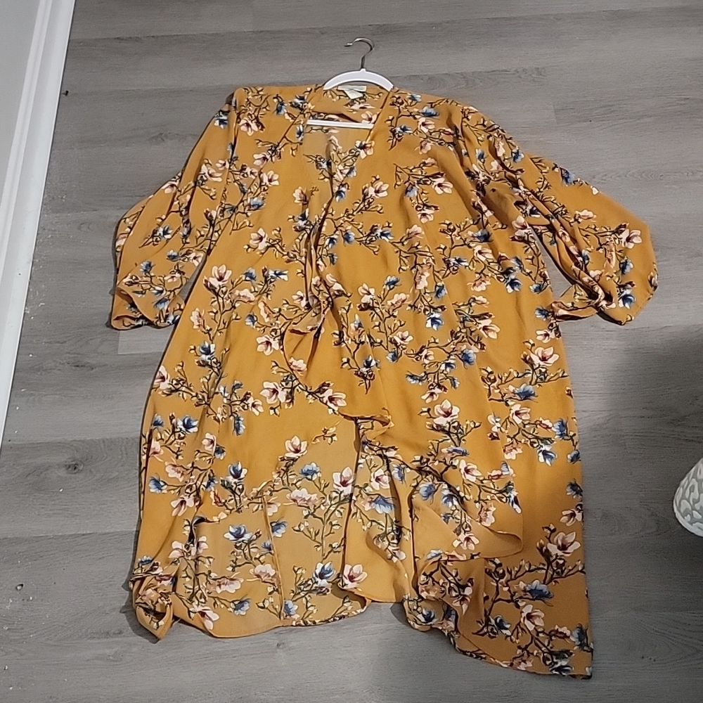 Floral Kimono Cover Up